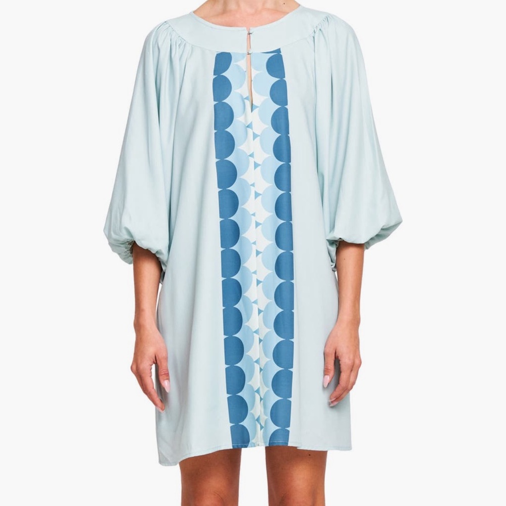 NWT CIEBON Geometric Mini Dress Mint Color